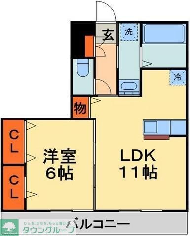 プリモフィオーレの物件間取画像