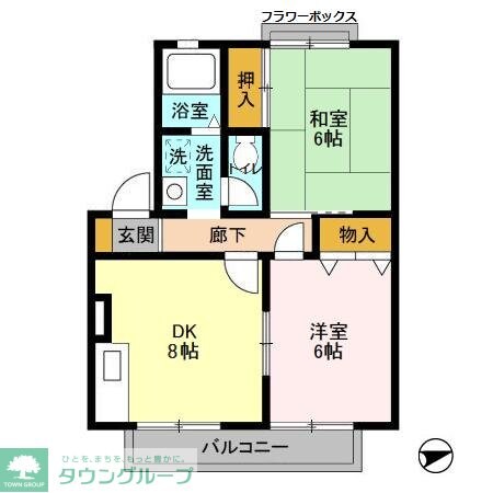 ラフィネート葛城　の物件間取画像