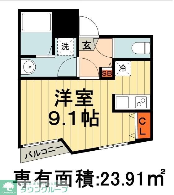 プラージュ登戸の物件間取画像