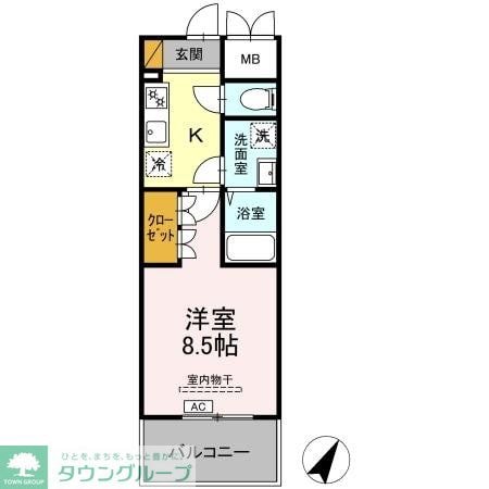 D-ROOM千葉中央の物件間取画像