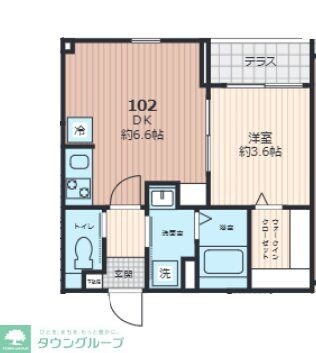 グランディール千葉新宿の物件間取画像