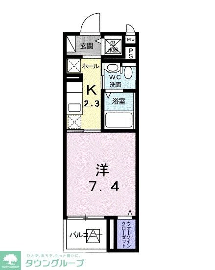 スウィートバジルの物件間取画像