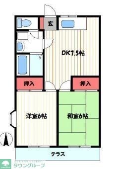 ハイツファミールの物件間取画像