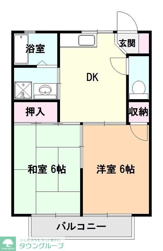 コーポけやきIIの物件間取画像