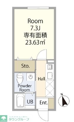 クレスト東村山の物件間取画像