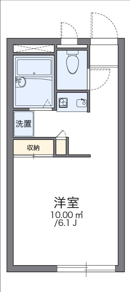 レオパレスサンフローラの物件間取画像