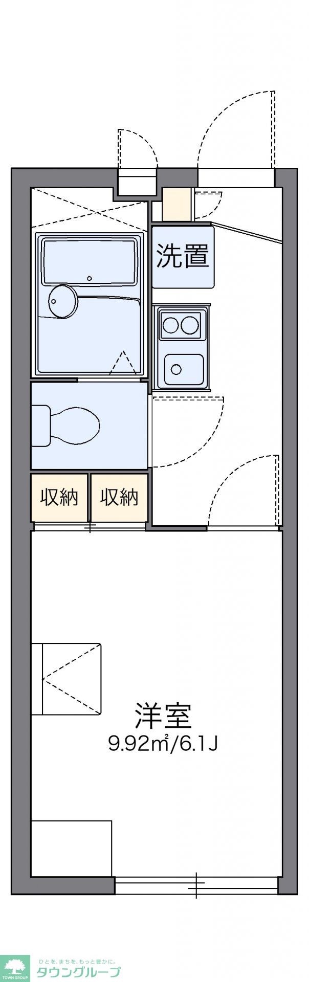 レオパレスＫＥＩＴＡの物件間取画像