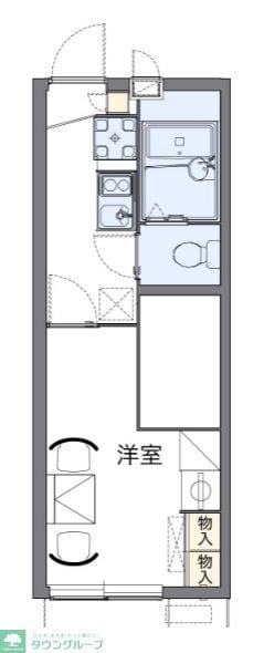 レオパレスフリージアの物件間取画像