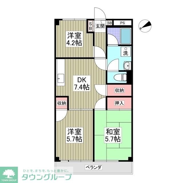 インペリアル本丸の物件間取画像