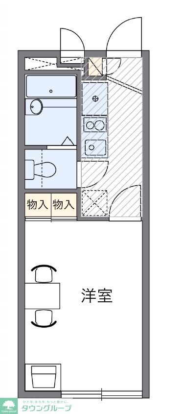 レオパレスＮＥＯ貫井町の物件間取画像