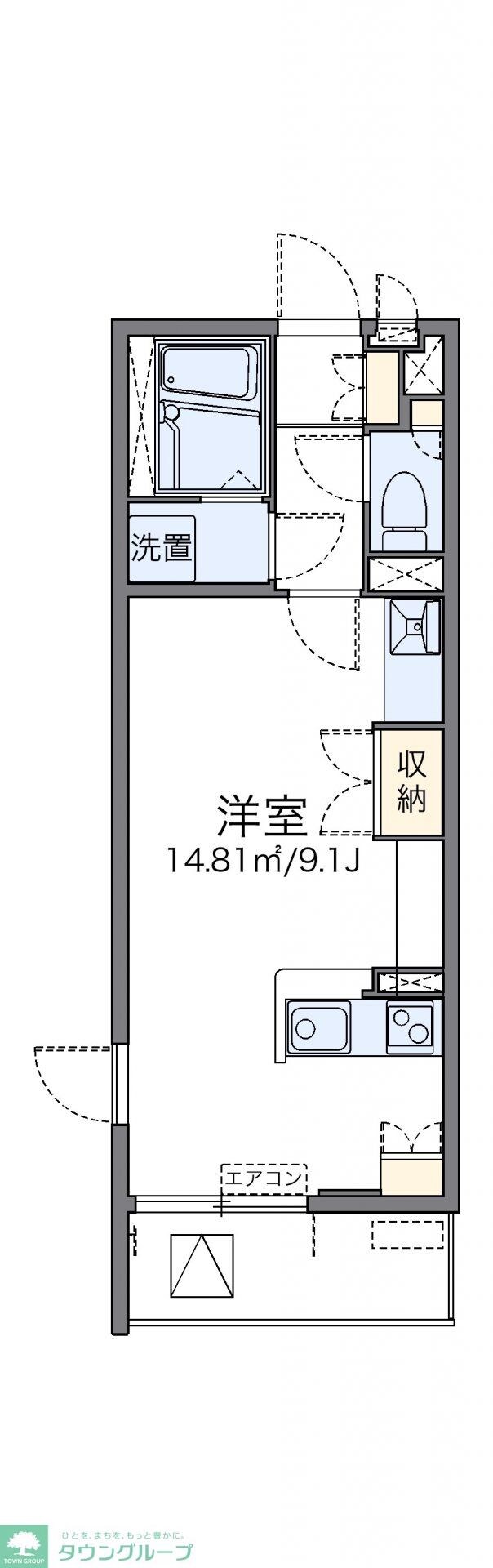 レオネクスト江原の物件間取画像