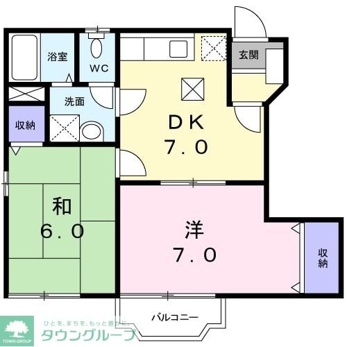 ジュネス・クラールの物件間取画像