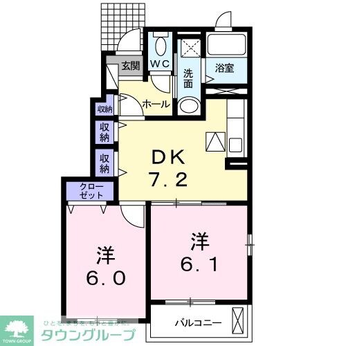 プルメリアの物件間取画像