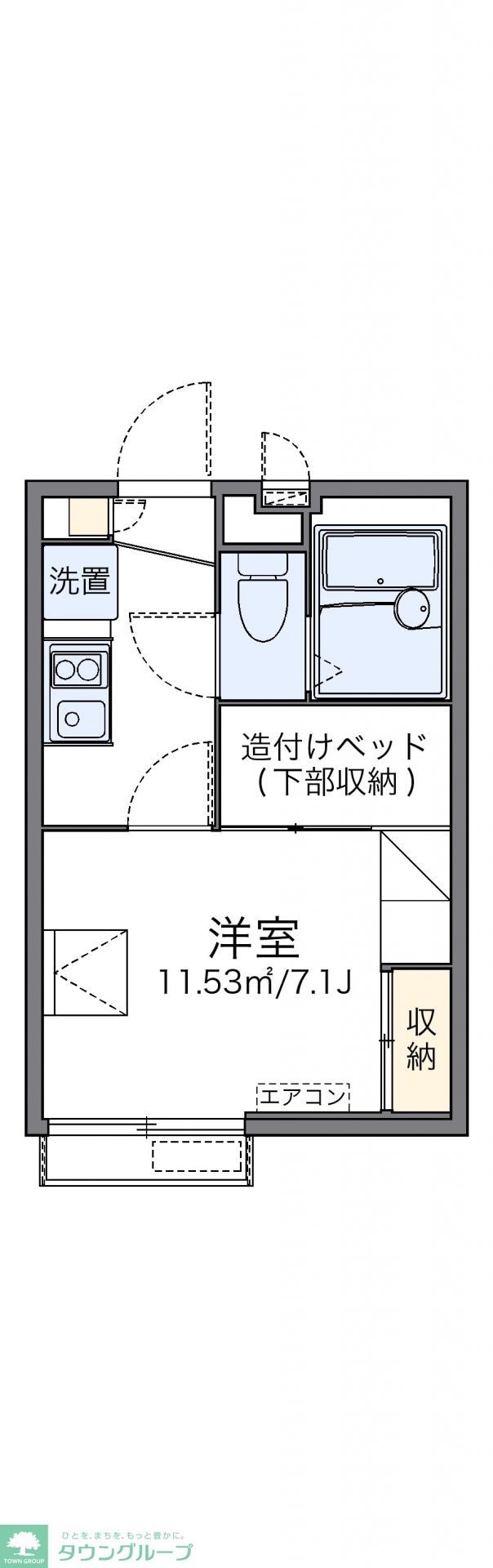 レオパレスネオライフ江古田IIの物件間取画像