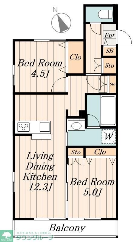 メゾン・エクレールの物件間取画像