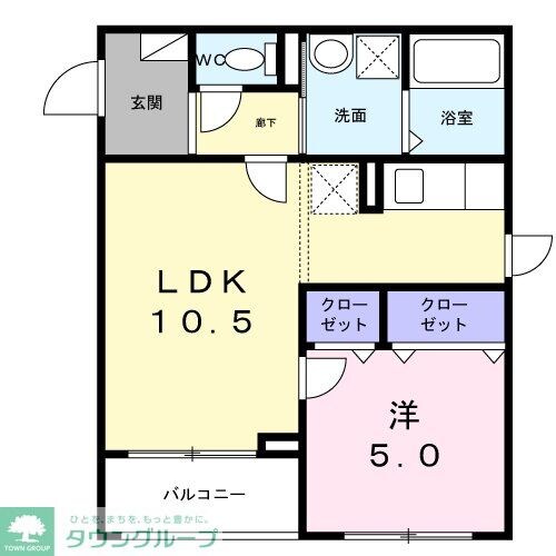 ドゥー・アヴェニールの物件間取画像
