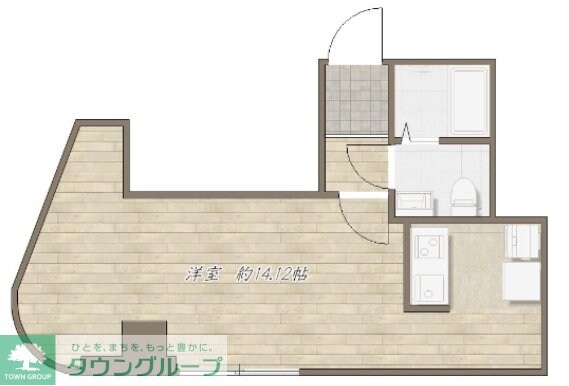 第2荒野ビルの物件間取画像