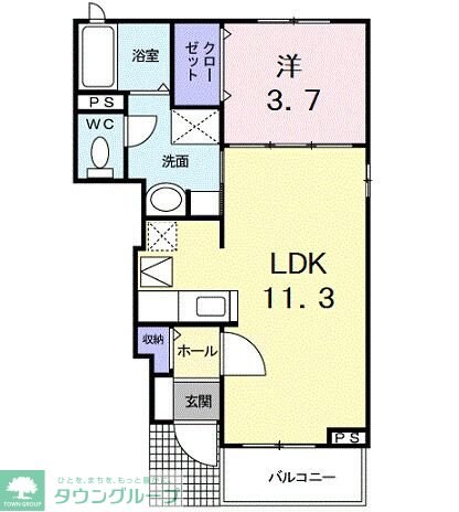 パークサイドの物件間取画像