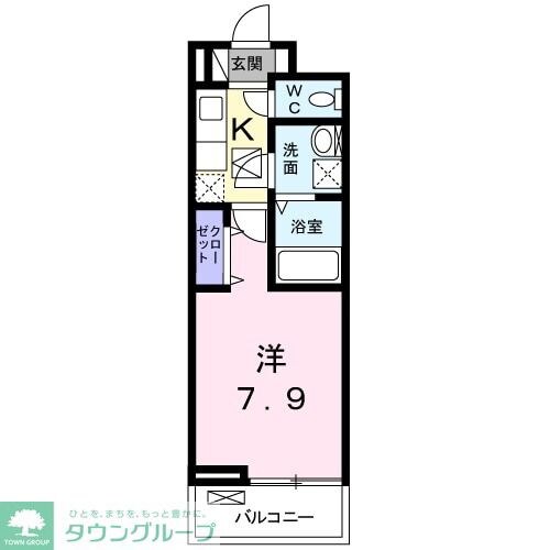 ディアーテＢの物件間取画像