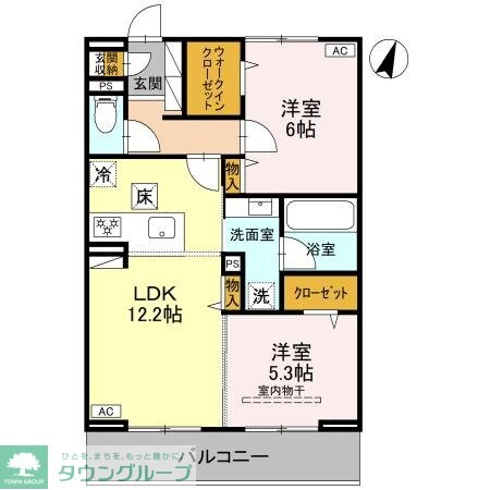 Koaひばりヶ丘の物件間取画像