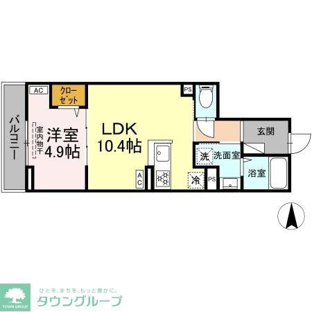 グラナーデ中村の物件間取画像