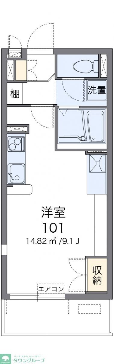 ミランダ富士見IIIの物件間取画像