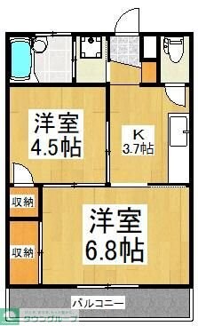 トキワビルの物件間取画像