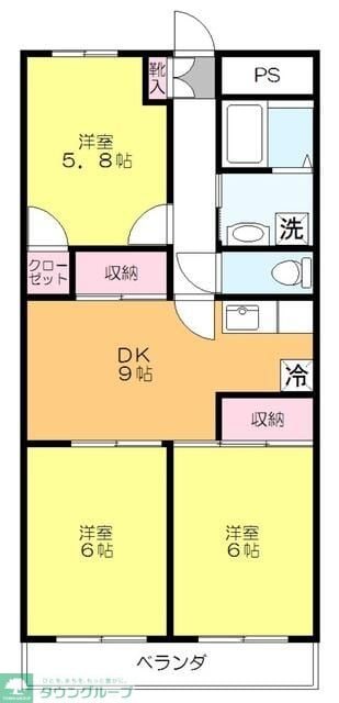 ハイツエコの物件間取画像