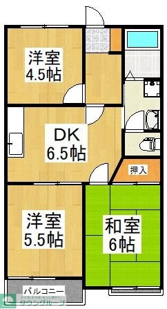 サンエルム２の物件間取画像