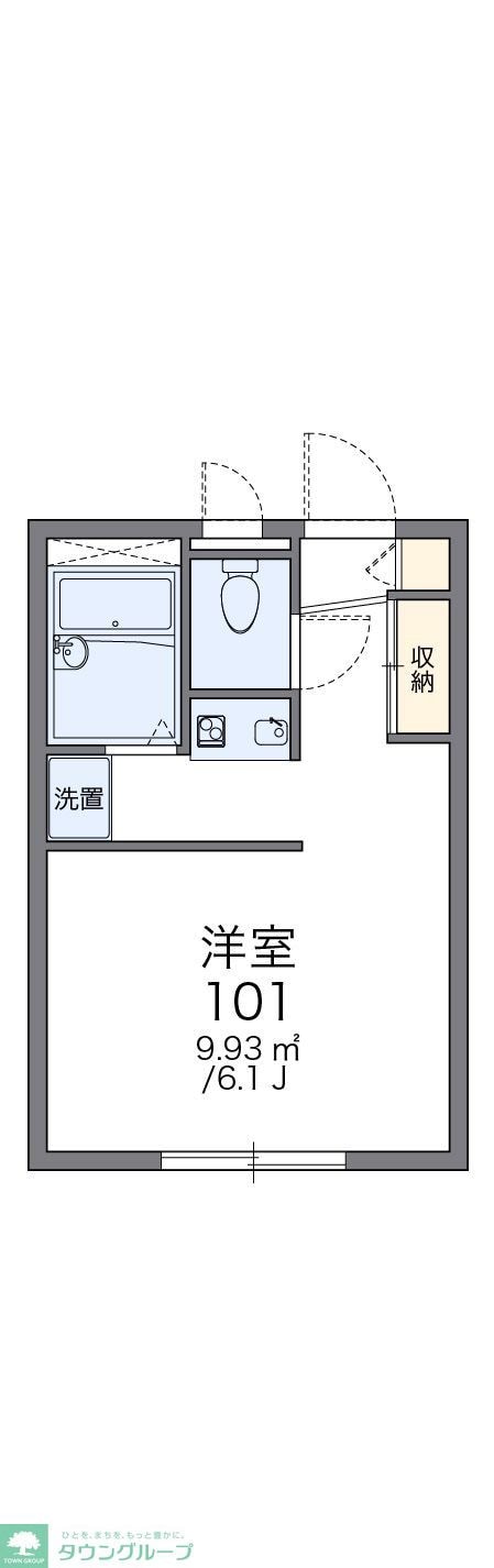 レオパレスフォレストの物件間取画像