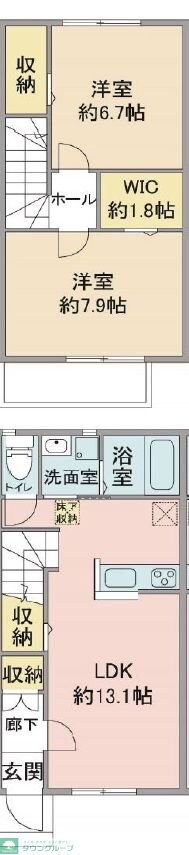 物件間取画像