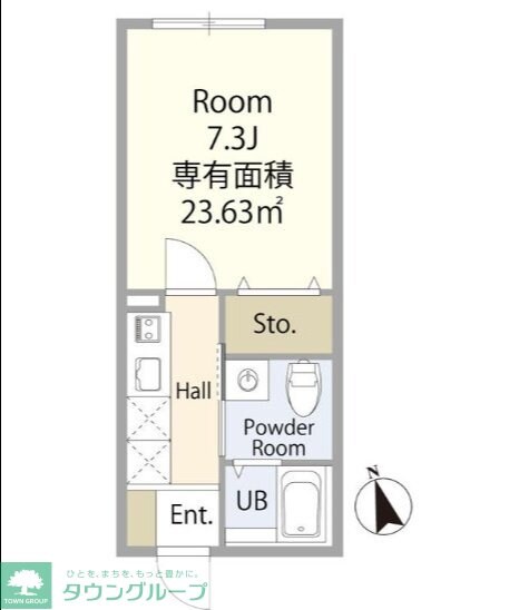 クレスト東村山の物件間取画像