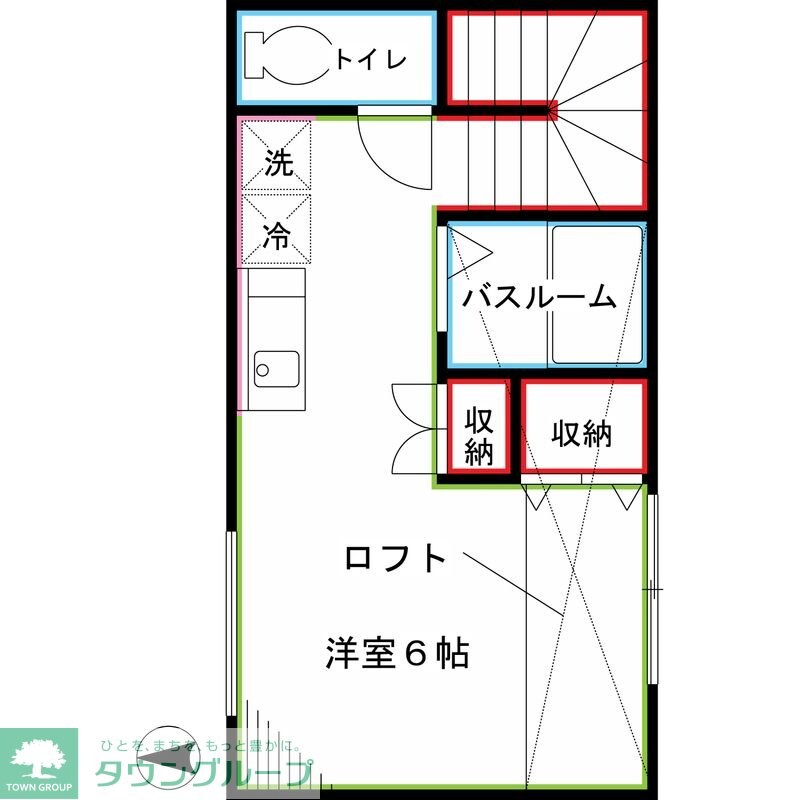 Hana Apartmentの物件間取画像