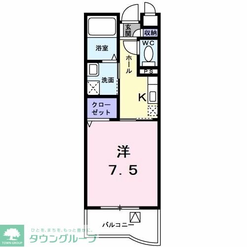 ピナイサーラ東大和の物件間取画像