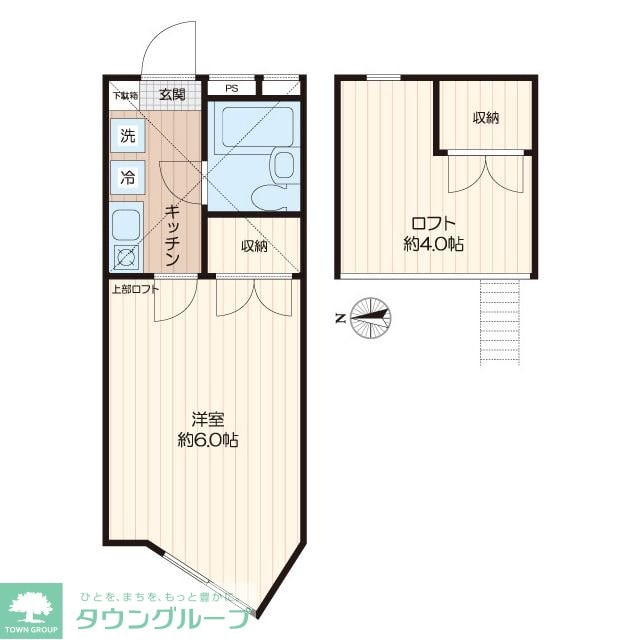 クレストハイツの物件間取画像