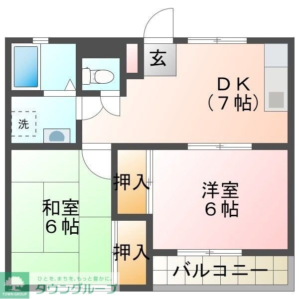 モンシャトー小金井成和の物件間取画像