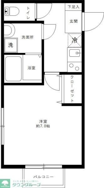 サニーコートIIの物件間取画像