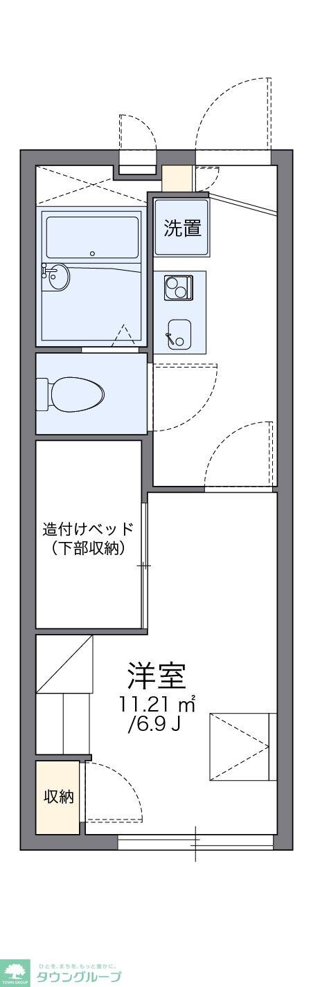 レオパレスグランツIIの物件間取画像