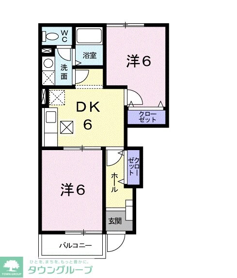 ヴィラ・フォリアの物件間取画像