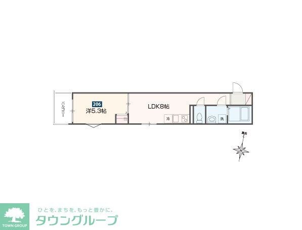 クラブレジデンス東青梅の物件間取画像