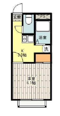 ジョリーメゾンの物件間取画像