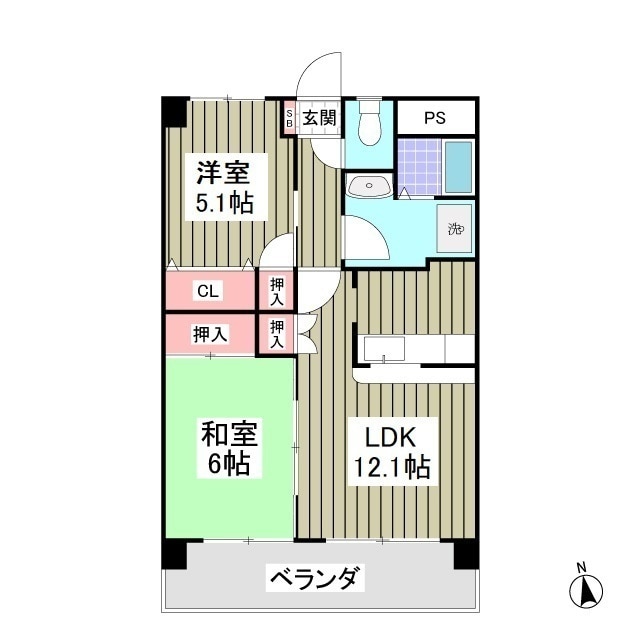 壽ビルの物件間取画像