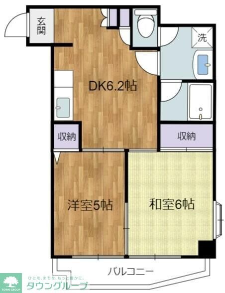 いづみマンション一ツ橋の物件間取画像