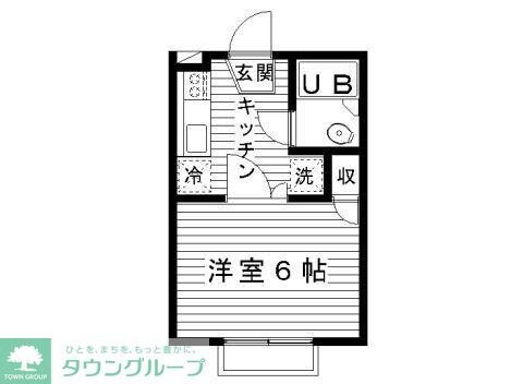 栄光ハイツの物件間取画像