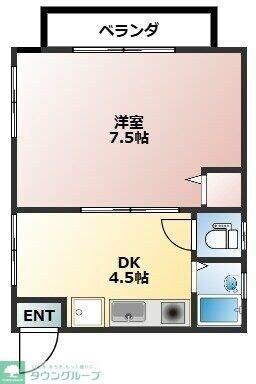 スプリングス立川の物件間取画像