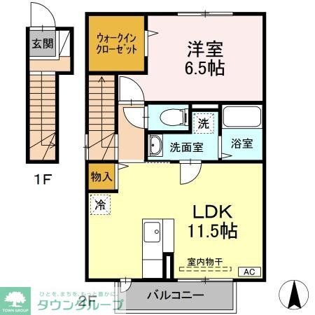 サンモールエイトの物件間取画像