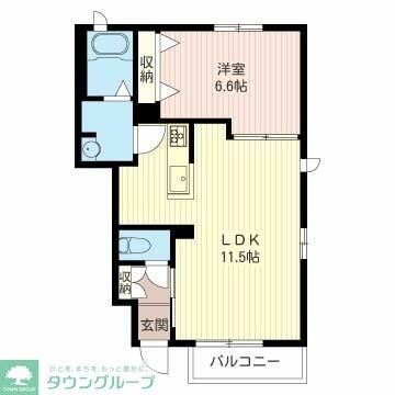 シャーメゾンｐａｒｋ－Ｎの物件間取画像