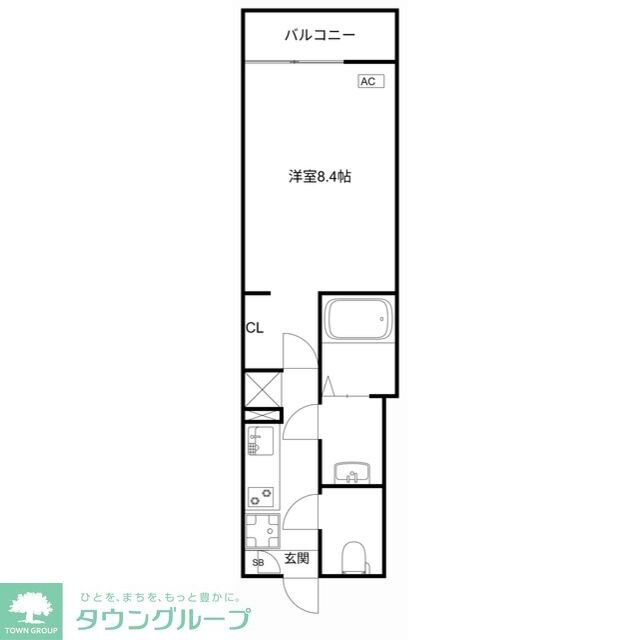 MQuarto福生の物件間取画像