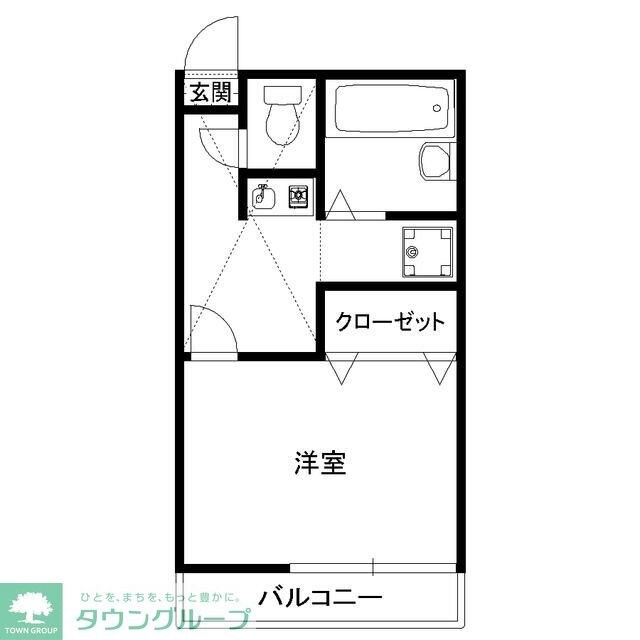 ハイツ市川の物件間取画像
