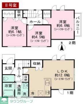 ラ・グリシーヌの物件間取画像